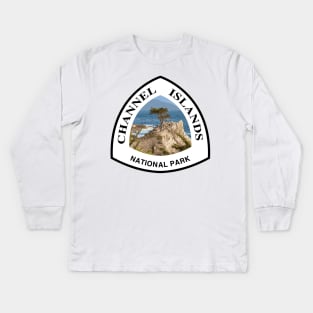 Channel Islands National Park shield Kids Long Sleeve T-Shirt